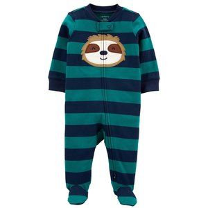 Carter's Baby Boy Sloth 2-Way Zip Cotton Sleep & Play